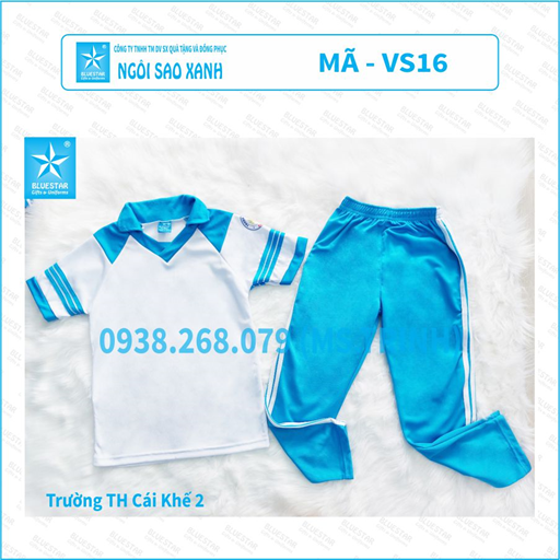 ÁO THỂ DỤC VS11 - TIỂU HỌC CÁI KHẾ 2